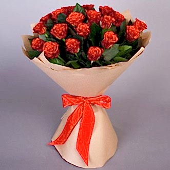 25 красных роз