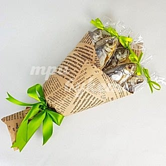 Букет из вяленой рыбы