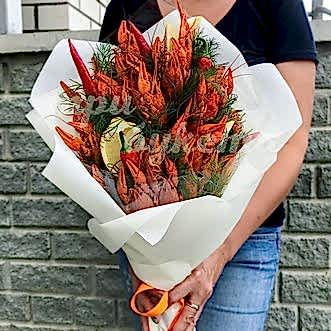Букет из раков (500 гр) и перца