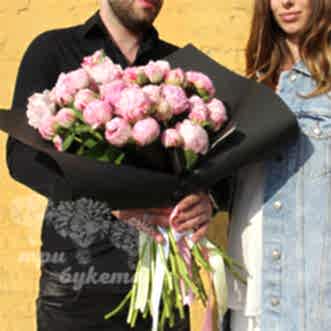 Пионы Premium Блэк 25 шт.