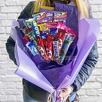 Букет из конфет и Milka