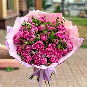 Букет из 11 пионовидных роз