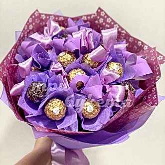 Букет из 15 конфет Ferrero Rocher